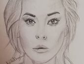 قارئة تشارك برسومات ولوحات فنية بالرصاص والفحم تظهر موهبتها