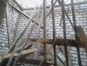 صور.. إصابة سيدة وطفل فى انهيار منزلهما بمدينة بنى سويف