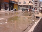 استغاثات من إغراق مياه المجارى مدخل شارع الشهيد أحمد حمدى بفيصل