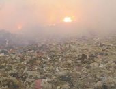 حريق بمقلب قمامة بعزبة أبو كاشيك بالبحيرة ومطالب بنقله خارج المساكن