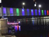 محافظ سوهاج يعلن البدء فى جانبى كوبرى أخميم بالاضاءة الملونة