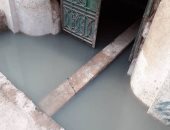 صور.. غرق شوارع البدرشين بمياه الصرف الصحى.. والأهالى تستغيث