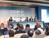 صور.. بدء المؤتمر الصحفى للدورة الثانية من مهرجان الجونة بحضور صناعه