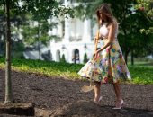 ميلانيا ترامب تشارك فى زراعة الأشجار بحديقة البيت الأبيض