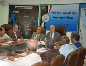 محافظ جنوب سيناء يعقد الاجتماع الدورى لمتابعة المشروعات التنموية