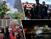 صور.. العالم هذا الصباح.. اندلاع حريق فى عبارة ركاب يونانية قرب تكريت.. جيش المكسيك يحرق 19 ألف متر مربع من مزارع الماريجوانا.. البرازيل تنشر قواتها على حدود فنزويلا.. ماكرون وزوجته يحضران مأدبة عشاء بالدنمارك