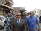 سكرتير محافظة الغربية يتابع حملة لرفع الإشغالات بطنطا