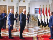 3 نواب لوزراء الخارجية والنقل والصحة يؤدون اليمين أمام الرئيس السيسى