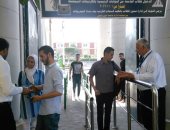 صور.. توافد طلاب الدور الثانى على جامعة عين شمس لتسجيل رغبات التنسيق 