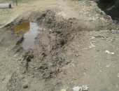 كسر ماسورة مياه منذ 10 أيام بقرية منشأة الكردى بكفر الزيات