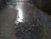  غرق شوارع قرية فرسيس بمياه الصرف الصحى محافظة الغربية