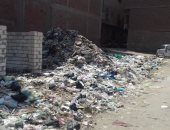 أكوام القمامة تحاصر شارع بمدينة بنها.. وتحوله إلى مقلب