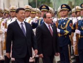 مراسم استقبال رسمية للسيسى فى بكين اتفاقيات لتنفيذ القطار الكهربائى ومشروعات بقناة السويس