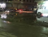 سكان شارع أمين حمادة بالقليوبية يشكون من انتشار مياه الصرف الصحى