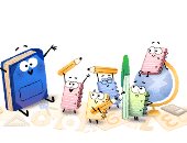 بالكراسة والقلم.. "جوجل" يحتفل ببدء العام الدراسى الجديد رغم تأجيله