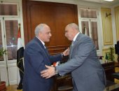 محافظ الجيزة يستقبل مدير الأمن لتقديم التهنئة