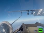 "بنزينة فى الجو"..طائرات حربية روسية تتدرب على التزود بالوقود فوق المتوسط