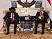 الرئاسة: السيسى أكد لـ"سلفا كير" مساندة مصر لتحقيق تسوية سلمية بجنوب السودان
