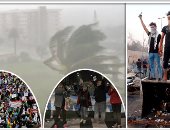 صور.. العالم هذا الصباح.. عاصفة مدارية تضرب جنوب ولاية فلوريدا بأمريكا.. مظاهرات بالأرجنتين احتجاجا على أوضاع الاقتصاد.. أعمال عنف فى محافظة البصرة العراقية .. واحتجاجات ببوليفيا ضد قتل الشرطة لمزارع كوكايين