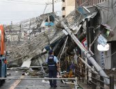 صور.. آثار كارثية بسبب إعصار جيبى باليابان وارتفاع حصيلة الضحايا لـ 8 قتلى