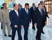 وصول الرئيس السيسي إلى أوزبكستان