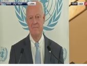 دي ميستورا يتهرب من الرد على سؤال حول تغريدة ترامب عن إدلب