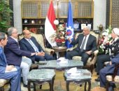 محافظ السويس يستقبل أعضاء مجلس النواب بالمحافظة