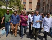 فيديو وصور.. محافظ مطروح يتفقد أقسام مستشفى مطروح العام