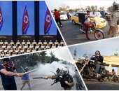 صور.. العالم هذا المساء.. الجيش العراقى ينتشر فى أنحاء البصرة.. شرطة اليونان تطلق الغازات المسيلة للدموع على مظاهرات المعارضة.. راكبو الدراجات النارية يتظاهرون فى ألمانيا.. وكوريا الشمالية تحتفل بذكرى تأسيسها