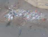 صور.. تراكم القمامة بجوار مدرسة عباس العقاد بشارع تحسين فرغلى فى مدينة نصر