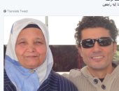 وفاة والدة الفنان خالد النبوى