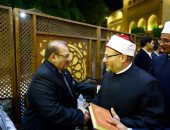 وزراء سابقون ورجال أعمال ومحمد فودة يشاركون في عزاء شقيقة حسن راتب 