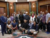 وزيرة الهجرة تلتقى شيخ الأزهر برفقة أبناء المصريين فى أستراليا 