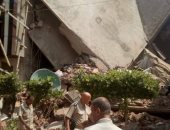 انهيار منزل من 4 طوابق فى طوخ بالقليوبية دون إصابات