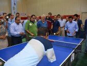 صور.. وزير الرياضة يتفقد المدينة الشبابية برأس البر