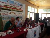 محافظ دمياط ووزير الشباب يشاركان فى ندوة "بمصرنا نحتفل وبجيشنا نفاخر" 