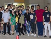 ساندى تجتمع بطلبة الثانوية العامة وتشجعهم على الاجتهاد