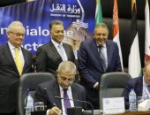 وزير النقل يشهد توقيع اتفاقية مع شركة إيطالية لتدريب الطلاب