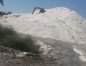 اضبط مخالفة.. تحويل الأراضى الزراعية إلى شون للرمال البيضاء بدمياط