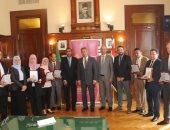 رئيس بنك مصر يكرم الفائزين فى المسابقة البحثية الثامنة للمعهد المصرفى