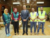 صور.. محافظ المنوفية يستقبل وفد مؤسسة مصر الخير لتدشين قافلة طبية