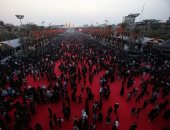 دماء فى طريق الشيعة إلى ضريح الحسين باحتفالات عاشوراء