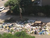 قارئة تشكو تراكم القمامة بشارع عبد الحميد لطفى فى مدينة نصر