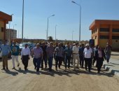 رئيس هيئة مياه الشرب يتفقد محطة المستقبل بالإسماعيلية