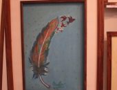 قارئة تشارك بلوحات فنية فى الرسم بالقلم الرصاص والألوان