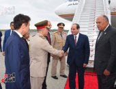 الرئيس السيسى يصل نيويورك.. واستقبال حاشد من الجاليات المصرية