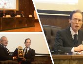 فى احتفالية تحت القبة.. اتفاقية بين جامعتى القاهرة وهيروشيما لإطلاق درجة علمية مزدوجة لدراسة النانو تكنولوجى.. والخشت: علينا إعادة تقييم أنفسنا.. وسفير اليابان: استفدنا من مصر منذ قرن ونسعى لتعزيز العلاقات