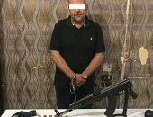 القبض على عاطل لإتجاره بالأسحلة النارية وبحوزته 4 قطع سلاح فى كفر الشيخ