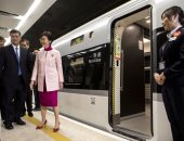 صور.. افتتاح خط سكة حديد لقطار فائق السرعة يربط 16 مدينة صينية