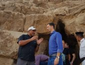 وزير الدولة للشئون الخارجية السلوفاكى يزور منطقة آثار الهرم.. صور